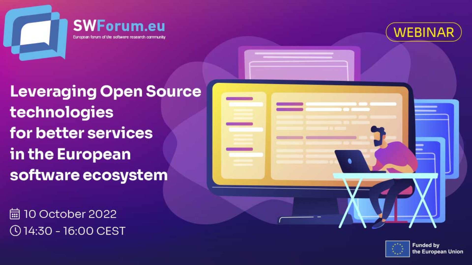 SWForum.eu Webinar: Leveraging OS technologies for better services in the European software ecosystem
