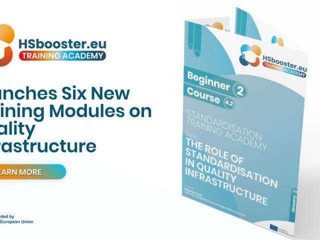 HSbooster.eu Training Academy Launches Six New Training Modules on Quality Infrastructure