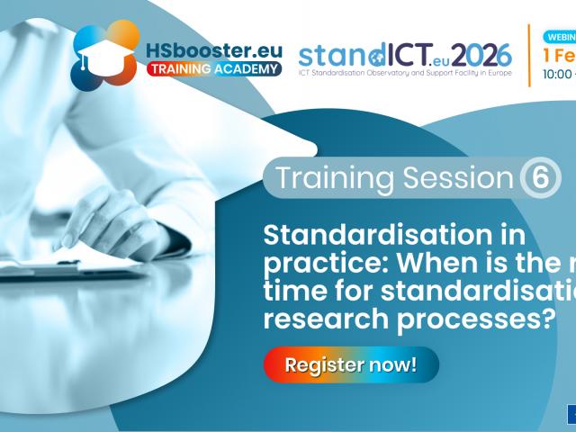 Standardisation in practice: When is the right time for standardisation in research processes?